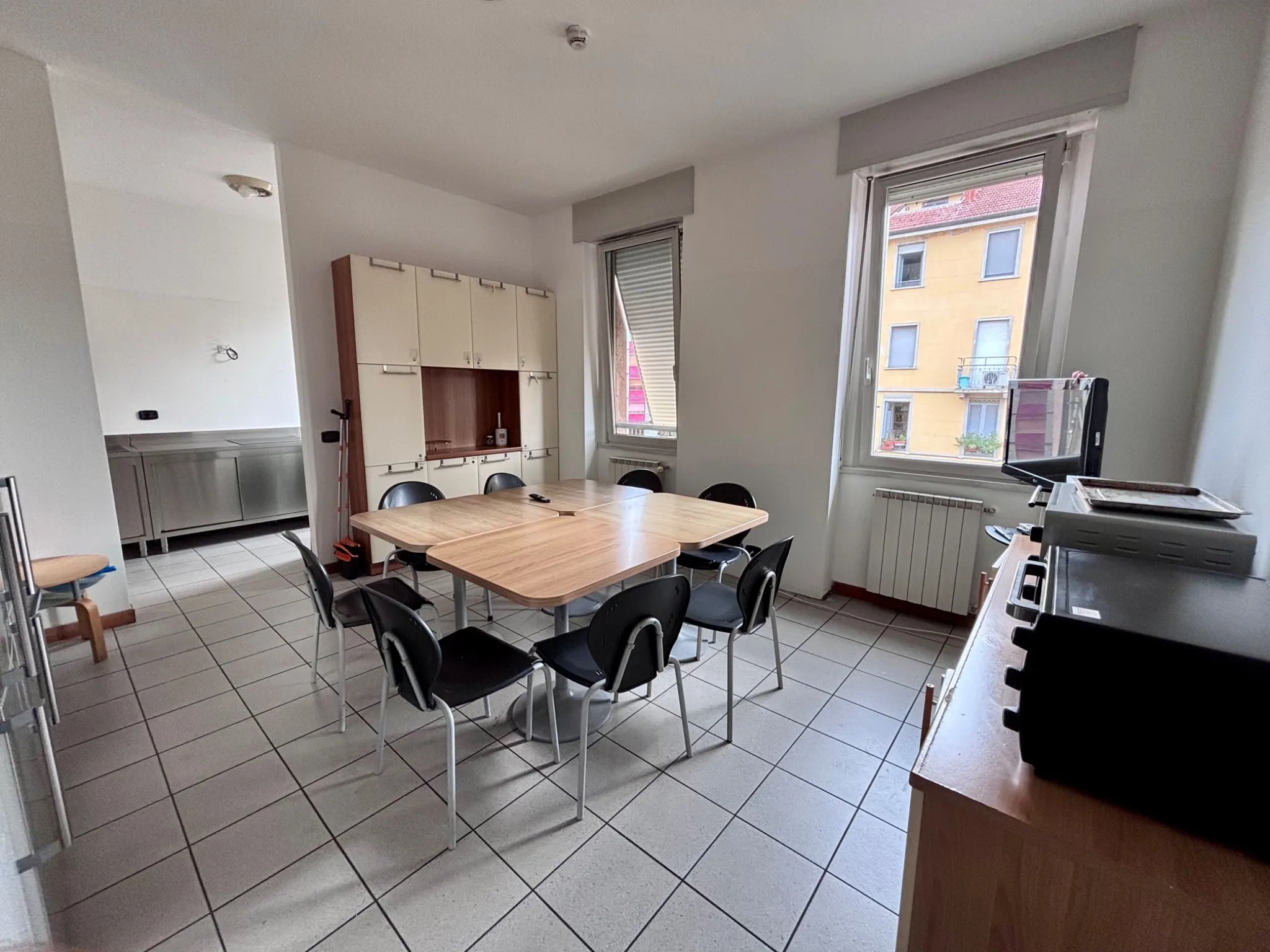 Area pranzo della cucina